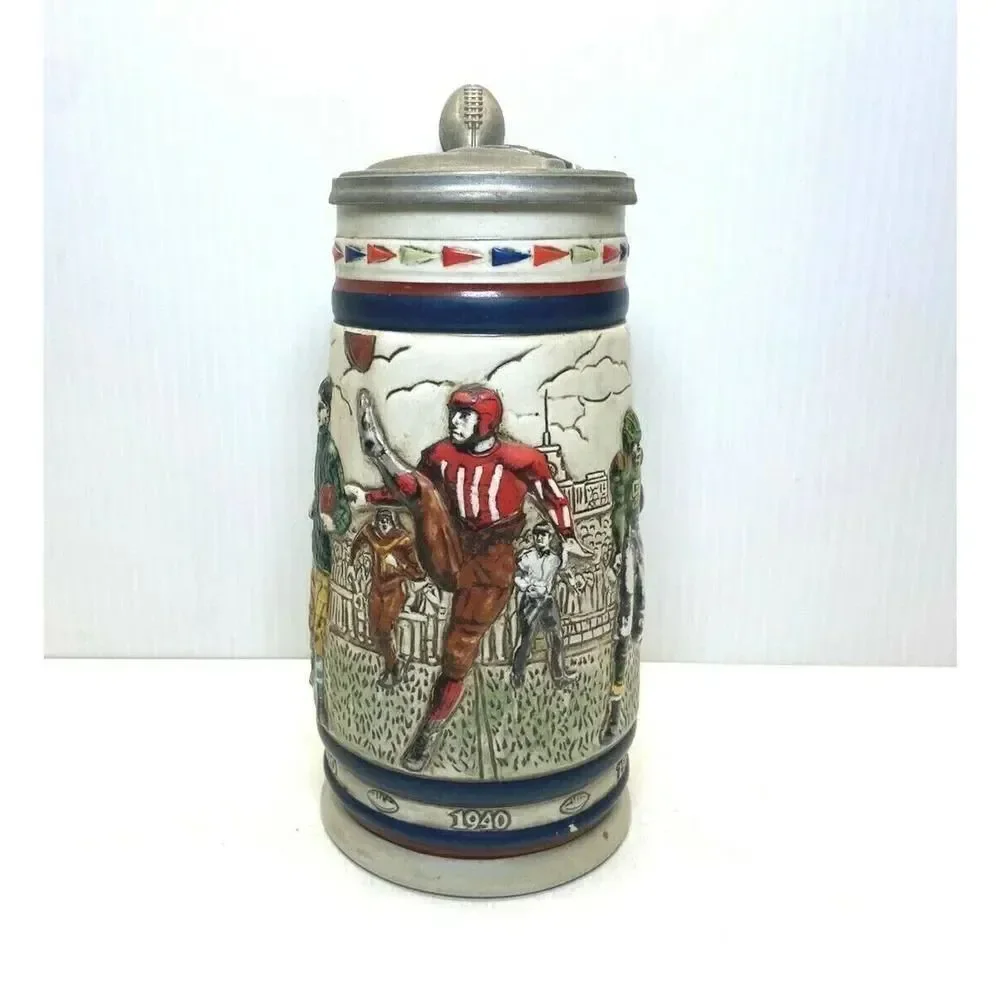 Vintage Avon NFL Football Beer Stein #12614 1983 Made In Brazil 1983